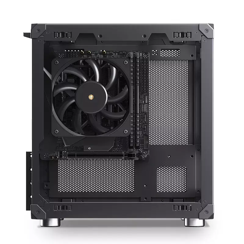 PC-Gehäuse Jonsbo C6 Schwarz ITX, micro ATX