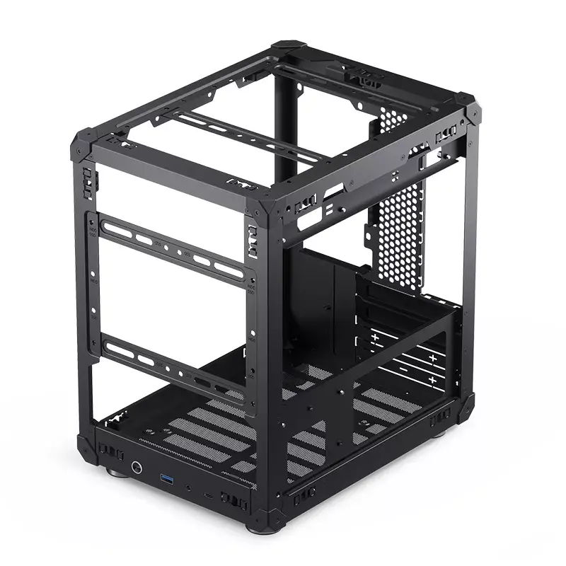 PC-Gehäuse Jonsbo C6 Schwarz ITX, micro ATX