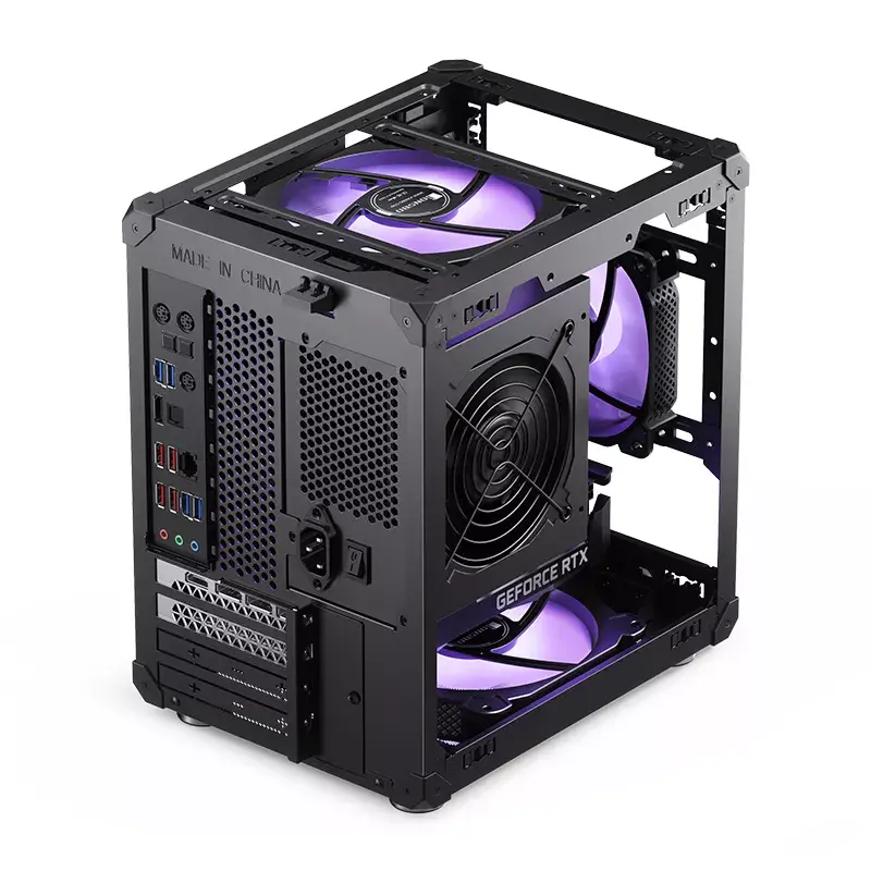 PC-Gehäuse Jonsbo C6 Schwarz ITX, micro ATX