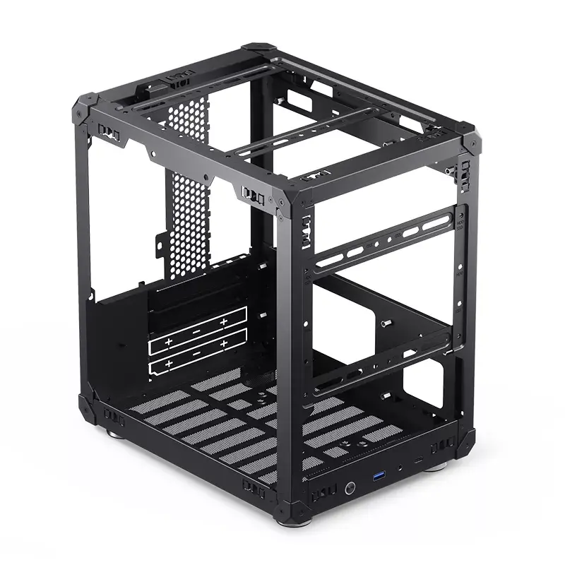 PC-Gehäuse Jonsbo C6 Schwarz ITX, micro ATX