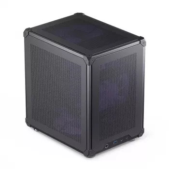 PC-Gehäuse Jonsbo C6 Schwarz ITX, micro ATX
