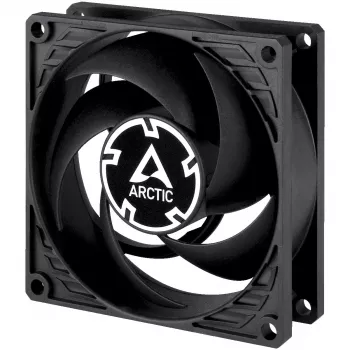 80-mm-Lüfter Arctic P8 Max High-Performance PWM, 80 mm Durchmesser, schwarz, 67,96 m³/h Luftstrom, 0,6 Sone