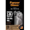 PanzerGlass ® 3-in-1 Bundle iPhone 15 Pro Max, Apple, Apple - iPhone 15 Pro Max, Trockenanwendung, Stoßfest, Transparent, 1 Stück