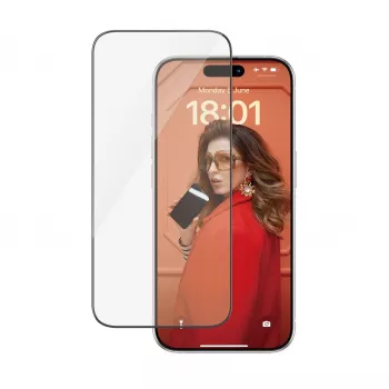 PanzerGlass ® Displayschutzfolie iPhone 15 Pro | Ultra-Wide Fit mit EasyAligner