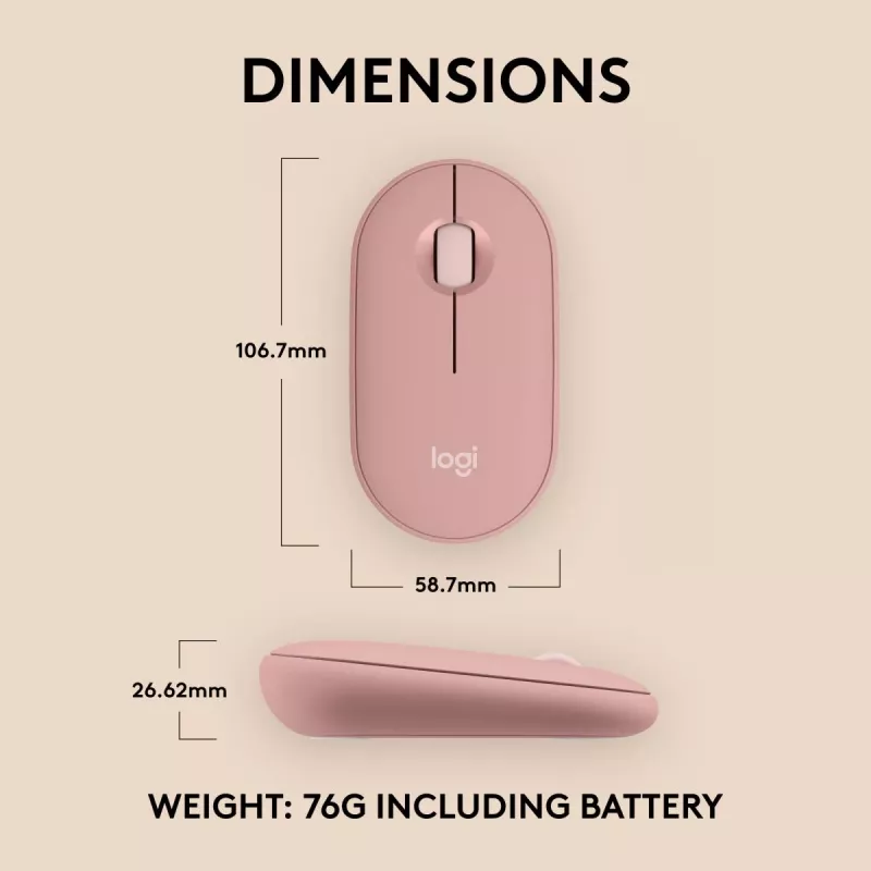 LOGITECH Pebble 2 M350s Kabellose Optische Maus Rose von LOGITECH bei DistriNode South Africa kaufen. Preis, Lagerbestand, Modell 910-007014 und Produkt... vergleichen.