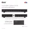 CLUB3D 1-zu-8 HDMI™ Splitter Full 3D und 4K60Hz (600MHz)