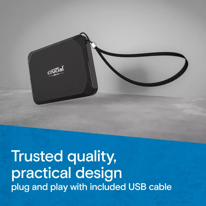 MICRON / CRUCIAL Portable SSD – Crucial X9 – 1 TB – USB-C 3.2 Gen 2