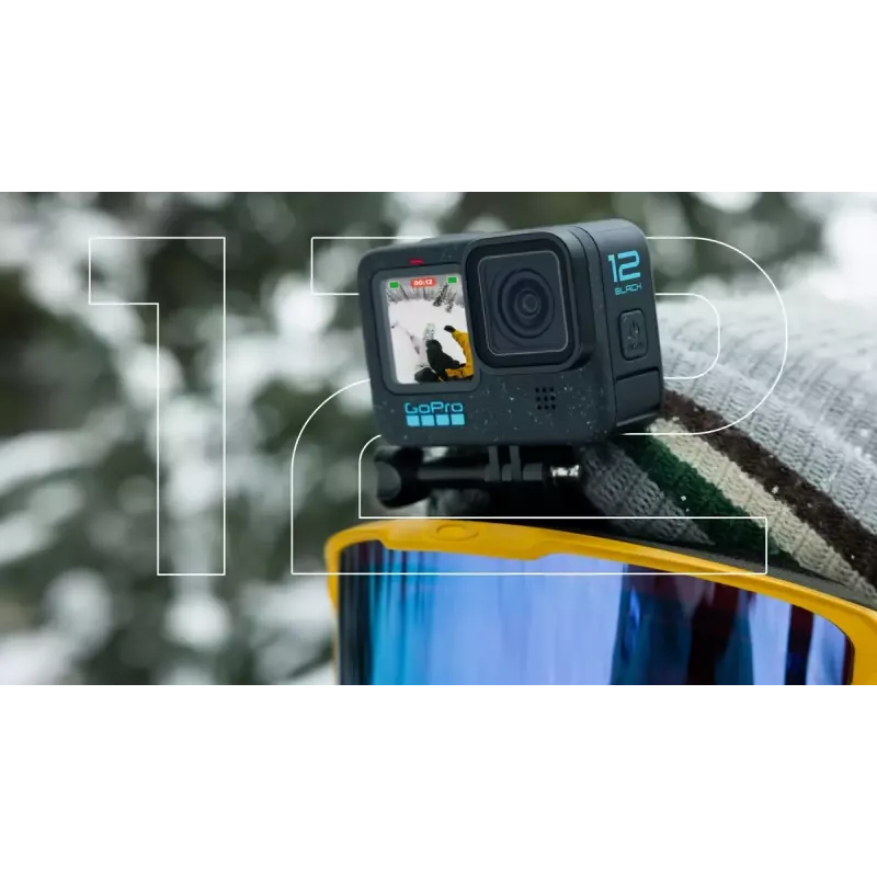 Actionkamera GoPro HERO12 Black — 5K Ultra HD, 240 fps, 27 MP CMOS, 177° Sichtfeld, LCD, MicroSD, Wi‑Fi