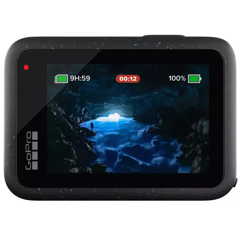 Actionkamera GoPro HERO12 Black — 5K Ultra HD, 240 fps, 27 MP CMOS, 177° Sichtfeld, LCD, MicroSD, Wi‑Fi