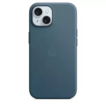 APPLE Apple FineWoven Case mit MagSafe iPhone 15 Pacific Blau