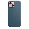 APPLE Apple FineWoven Case mit MagSafe iPhone 15 Pacific Blau