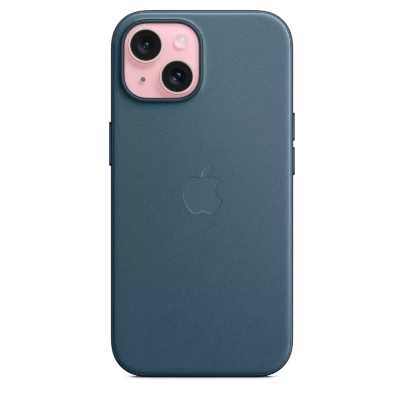 APPLE Apple FineWoven Case mit MagSafe iPhone 15 Pacific Blau