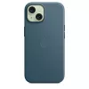 APPLE Apple FineWoven Case mit MagSafe iPhone 15 Pacific Blau