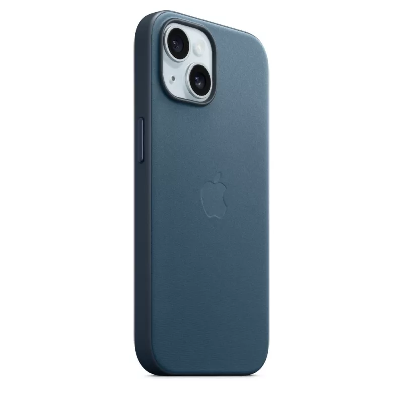 APPLE Apple FineWoven Case mit MagSafe iPhone 15 Pacific Blau