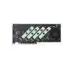 ASUS Hyper M.2 x16 Gen5 Card PCIe 5.0 M.2 Adapter mit aktiver Kühlung