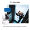 IP-Überwachungskamera TP-Link Tapo C212 — 3 MP (2304×1296), 107,5° Diag., Wi‑Fi & Ethernet, PoE nicht vorhanden, MicroSD bis 512 GB, Decken-/Wand-/Tischmontage für Innen