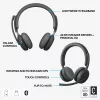 LOGITECH Headset - Zone - Wireless - Graphite