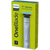 Folienrasierer Philips Norelco OneBlade QP1324/20 — kabelloser blauer Folienrasierer, 30 min Laufzeit, USB-Ladefunktion, abwaschbar, konturfolgend