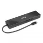CLUB3D USB3.2 Gen2 Type-C, 6-in-1 tragbarer Dual-Display-Dock mit USB Typ-C Video 4K60Hz