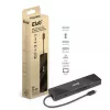 CLUB3D USB3.2 Gen2 Type-C, 6-in-1 tragbarer Dual-Display-Dock mit USB Typ-C Video 4K60Hz