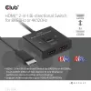 CLUB3D HDMI 2-in-1 Bi-direktionaler Switch 8K60Hz 4K120Hz CSV-1384