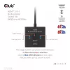 CLUB3D HDMI 2-in-1 Bi-direktionaler Switch 8K60Hz 4K120Hz CSV-1384