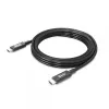 CLUB3D USB4 Gen3x2 Type-C bidirektionales Kabel 8K60Hz oder 4K120Hz, Daten 40Gbps, PD 240W(48V/5A) EPR M/M 3m / 9.84ft