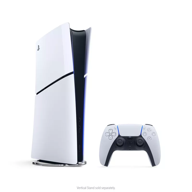 Sony PlayStation 5 (Modellgruppe - Slim) Digital Edition, PlayStation 5, Schwarz, Weiß, 16384 MB, GDDR6, 448 GB/s, AMD