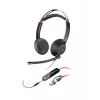 HP Poly Blackwire 5220 Stereo USB-C Headset + 3,5-mm-Klinkenstecker + USB-C/A-Adapter