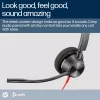 HP Poly Schwarzwire 3320 Stereo Microsoft Teams Certified USB-C Headset +USB-C/A Adapter