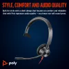 HP Poly Schwarzwire 3315 Mono-USB-C-Headset +3,5-mm-Stecker + USB-C/A-Adapter