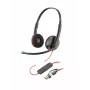 HP Poly Schwarzwire 3210 Monaurales USB-C-Headset + USB-C/A-Adapter