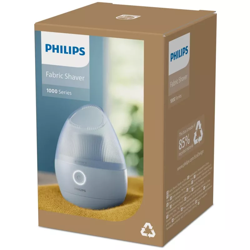 Fusselrasierer Philips GCA2100/20, blau, Edelstahlklingen, Batteriebetrieb, 90 min Laufzeit