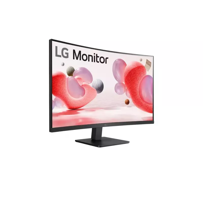 Monitor LG 32MR50C-B, 31,5 Zoll Full HD (1920 x 1080), VA Curved-Panel, 5 ms, 250 cd/m², 3000:1 Kontrast, 178° Betrachtungswinkel, schwarz
