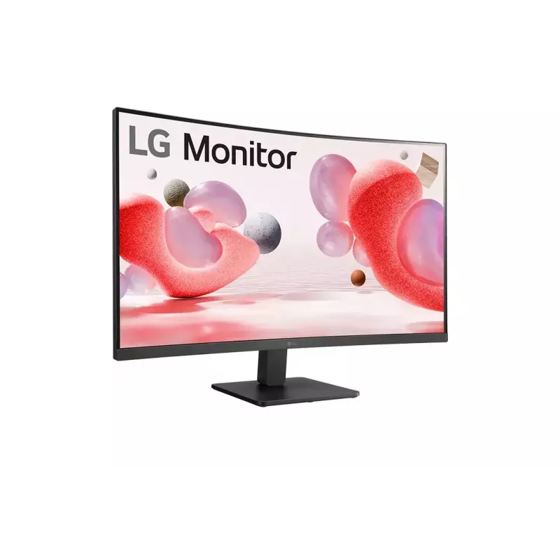 Monitor LG 32MR50C-B, 31,5 Zoll Full HD (1920 x 1080), VA Curved-Panel, 5 ms, 250 cd/m², 3000:1 Kontrast, 178° Betrachtungswinkel, schwarz