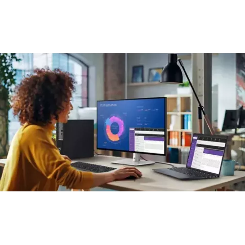 DELL UltraSharp U2724DE Computer-Monitor 68,6 cm (27 Zoll) 2560 x 1440 Pixel Quad HD LCD Schwarz, Silber