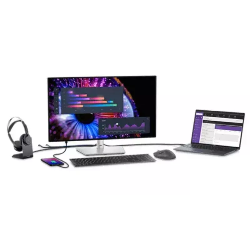 DELL UltraSharp U2724DE Computer-Monitor 68,6 cm (27 Zoll) 2560 x 1440 Pixel Quad HD LCD Schwarz, Silber