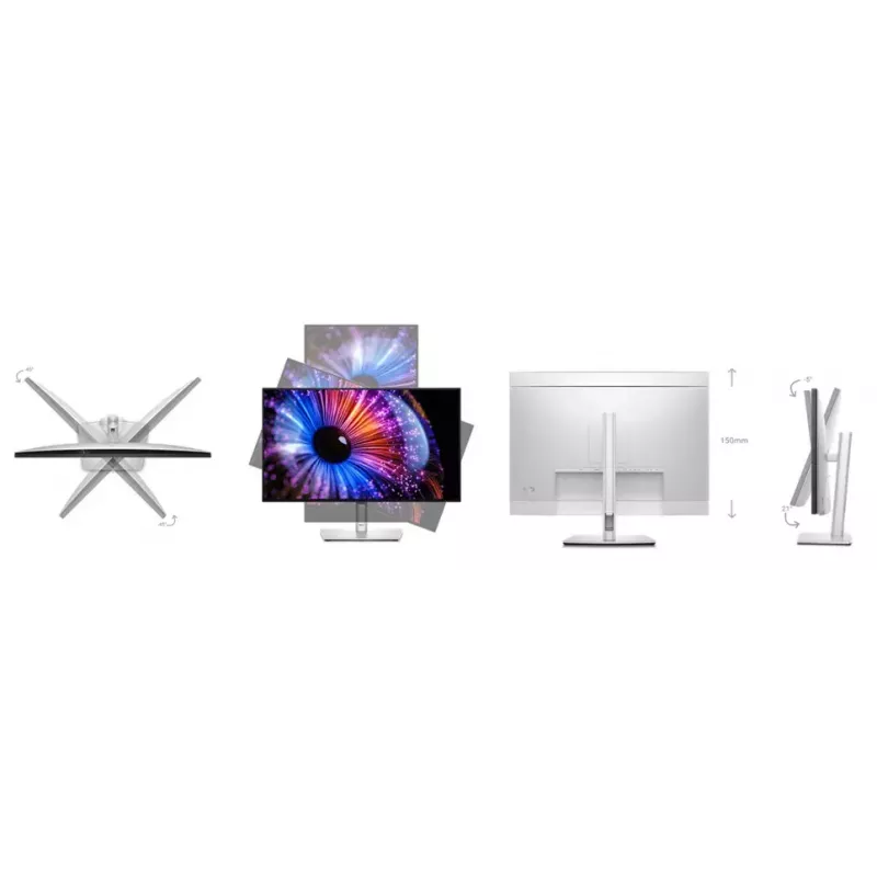 DELL UltraSharp U2724DE Computer-Monitor 68,6 cm (27 Zoll) 2560 x 1440 Pixel Quad HD LCD Schwarz, Silber