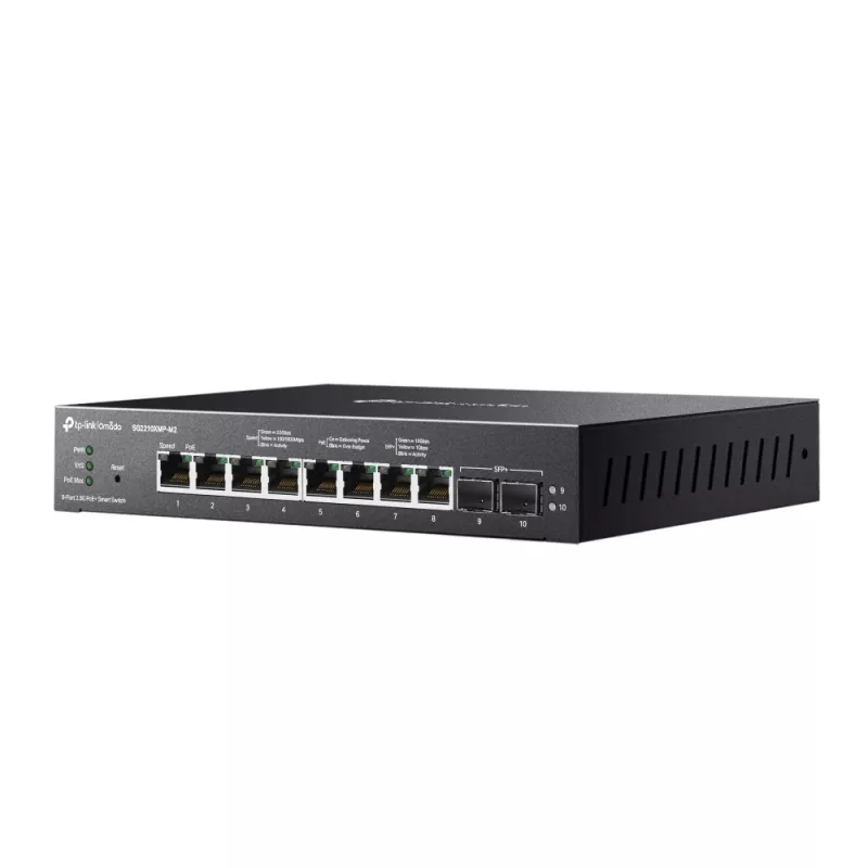 TP-Link Omada 8-Port 2.5GBASE-T und 2-Port 10GE SFP+ Smart Switch mit 8-Port PoE+