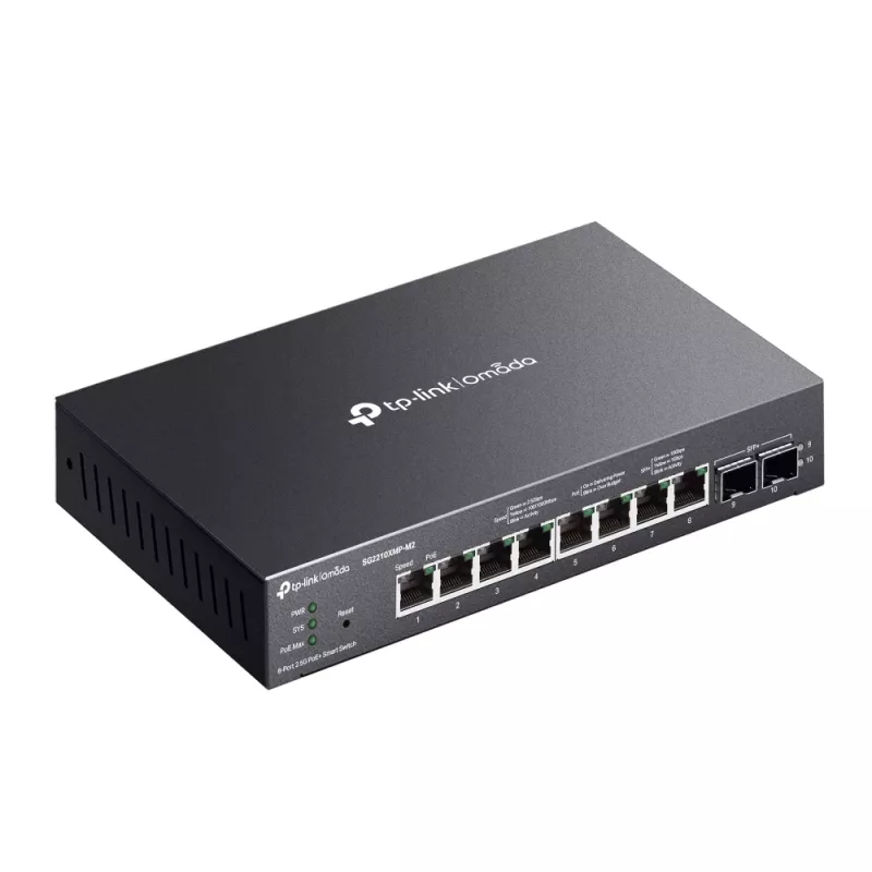 TP-Link Omada 8-Port 2.5GBASE-T und 2-Port 10GE SFP+ Smart Switch mit 8-Port PoE+