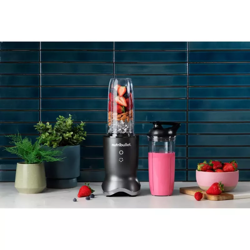 NutriBullet NB1206DGCC 0,9 L Tischmixer 1200 W Schwarz, Transparent