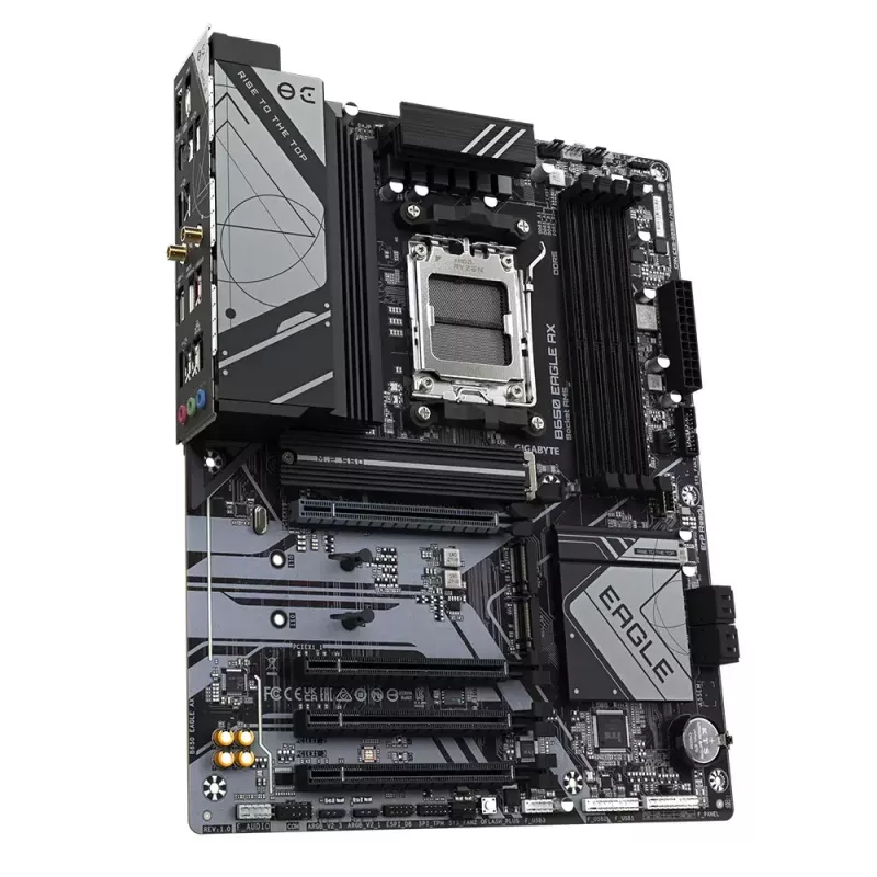 Mainboard GIGABYTE B650 EAGLE AX ATX, AMD B650 Chipsatz, Socket AM5, DDR5, 4x DIMM, 256GB, Wi‑Fi 6E, Bluetooth 5.3