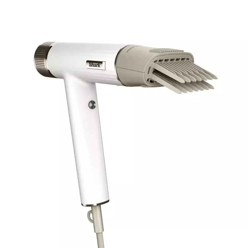 Shark SpeedStyle HD333EU Multistyler Haartrockner/Haarstyler, 1700 W, weiß, 2,44 m Kabel