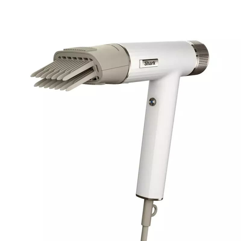 Shark SpeedStyle HD333EU Multistyler Haartrockner/Haarstyler, 1700 W, weiß, 2,44 m Kabel