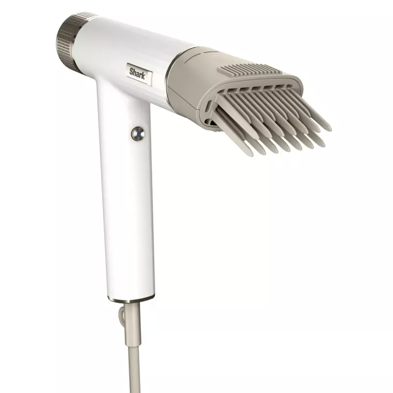 Shark SpeedStyle HD333EU Multistyler Haartrockner/Haarstyler, 1700 W, weiß, 2,44 m Kabel