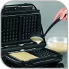 Waffelplatte Tefal XA7248 Aluminium für OptiGrill Elite GC7508 kompatibles Zubehör