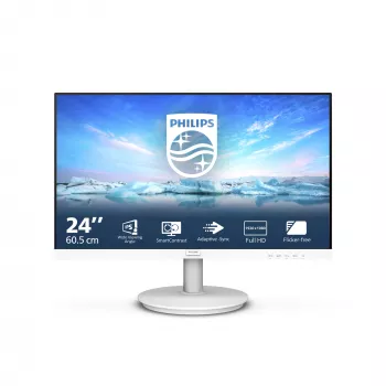 Philips V Line 241V8AW/00 Computer Monitor 60,5 cm (23,8 Zoll) 1920 x 1080 Pixel Full HD LCD Weiß