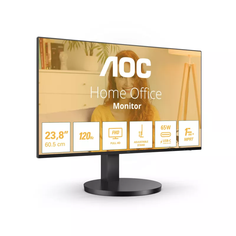 AOC B3 24B3CF2 Computer-Monitor 60,5 cm (23,8 Zoll) 1920 x 1080 Pixel Full HD LED Schwarz