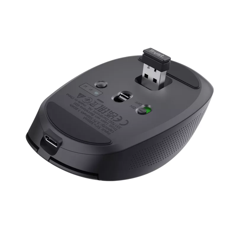 Trust Ozaa Maus Büro Rechtshändig RF Wireless + Bluetooth Optisch 3200 DPI