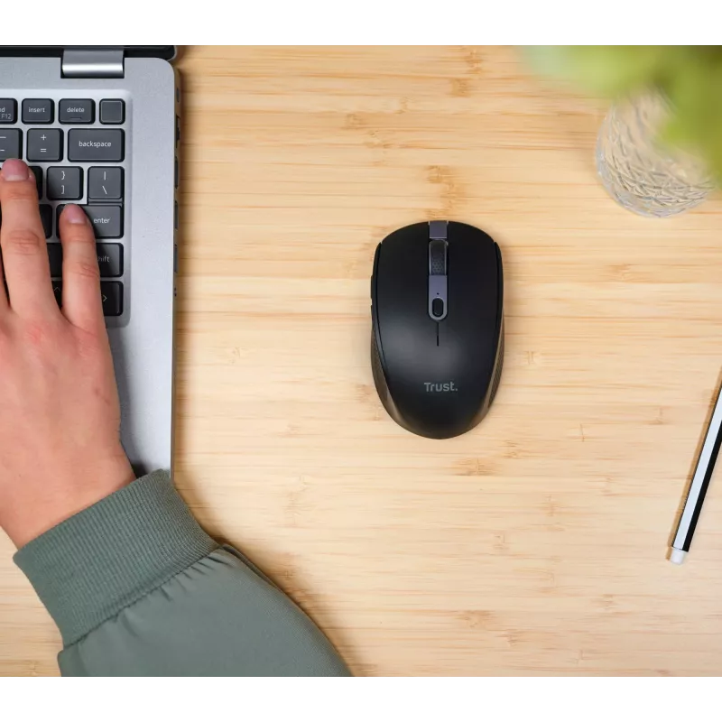 Trust Ozaa Maus Büro Rechtshändig RF Wireless + Bluetooth Optisch 3200 DPI